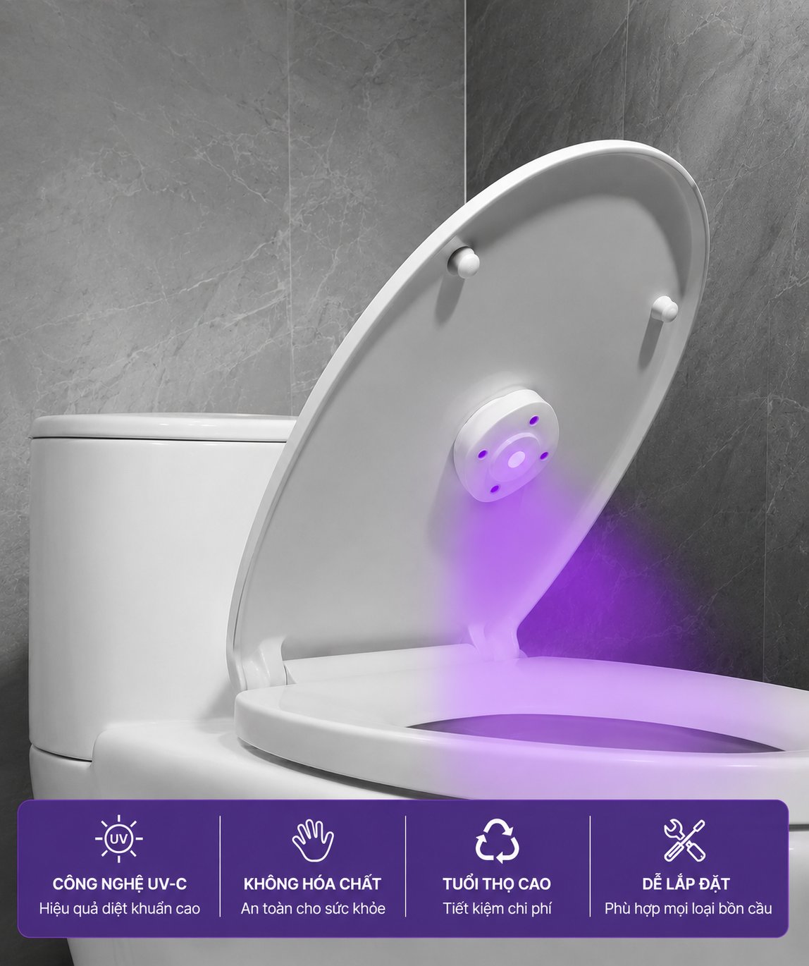 Đèn UV Klenly bảo vệ gia đình